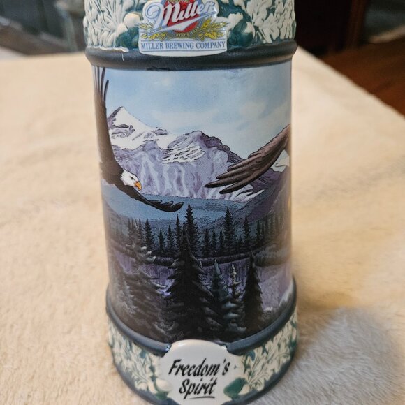 Miller Brewing Co - Freedom's Spirit Collector Stein Series - Limited Edition - Picture 1 of 9